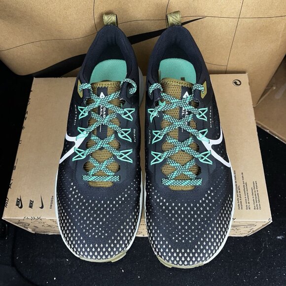 NEW Nike React Pegasus Trail 4 Black Olive Green DJ6158-006 Men Size 9 main image 6